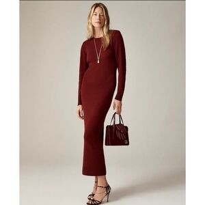 J.Crew Spring Street long-sleeve cashmere sweater-dress
